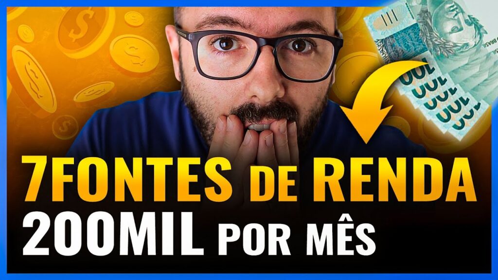 MINHAS 7 FONTES de RENDA na Internet | 200 Mil Por Mês de Renda Passiva Online