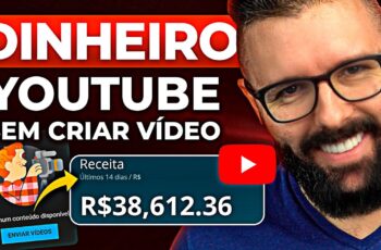 COMO GANHAR DINHEIRO NO YOUTUBE SEM POSTAR VÍDEOS (dinheiro no youtube)