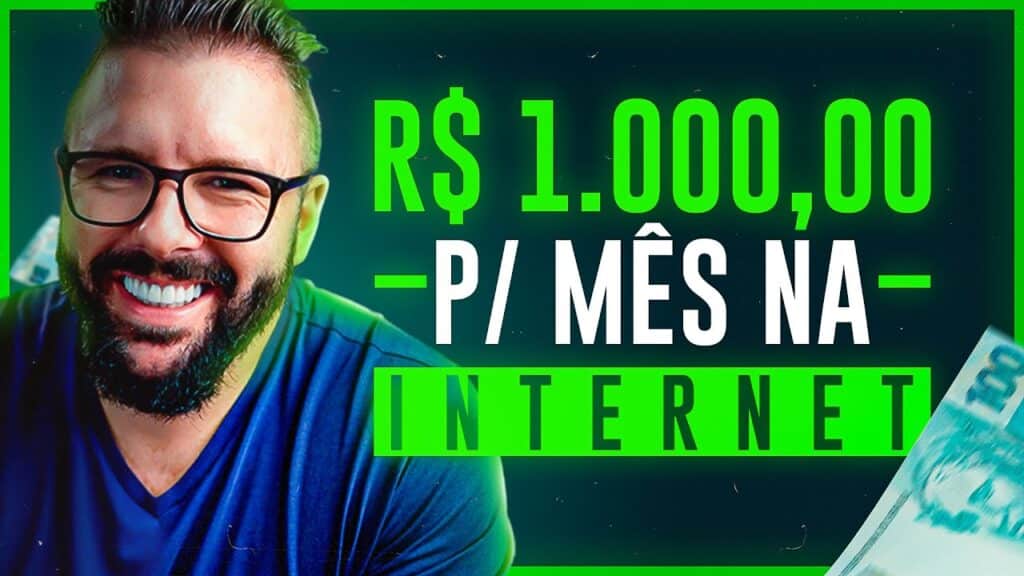 3 FORMAS DE GANHAR 1000 REAIS POR MÊS NA INTERNET EM CASA EM 2021