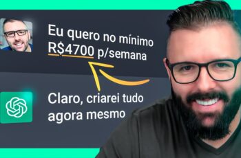 Menos de 24H, PLR no ChatGPT e Já Ganhar Dinheiro na Kiwify ou Hotmart, INCRÍVEL (passo a passo)