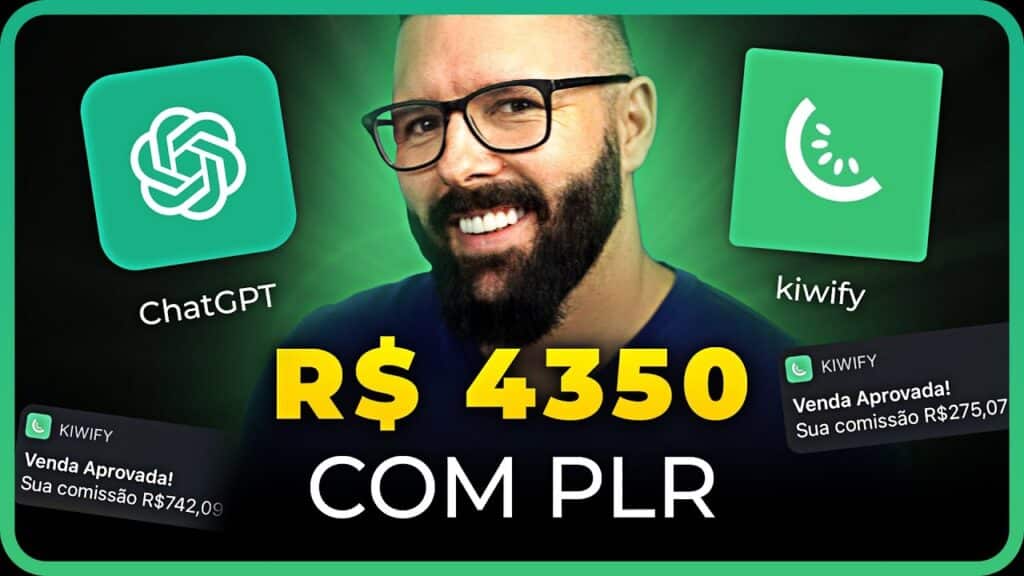 PLR com CHATGPT, Ganhar R0 por DIA na KIWIFY Fácil (Passo a Passo Novo e Completo p/ Iniciantes)